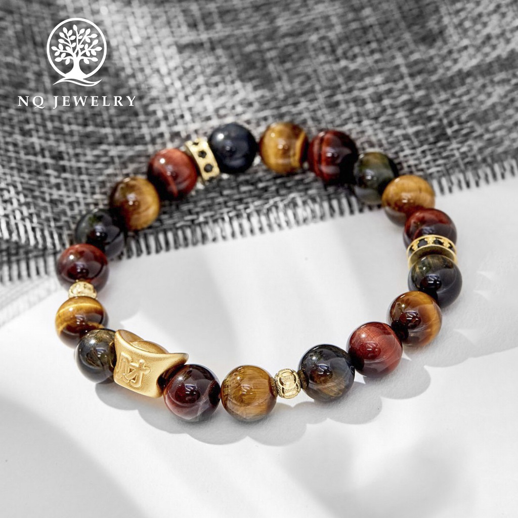 Vòng tay charm nén vàng - NQ Jewelry