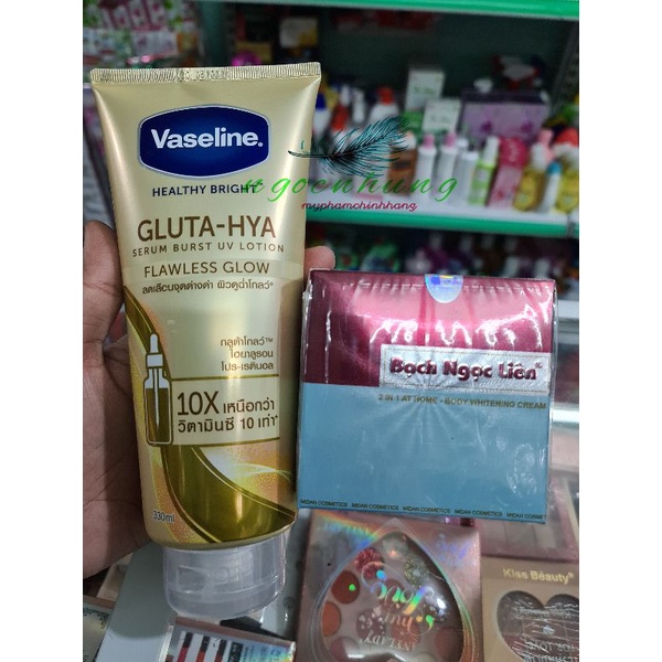 Combo kem body Bạch Ngọc Liên và Vaseline ngày | BigBuy360 - bigbuy360.vn