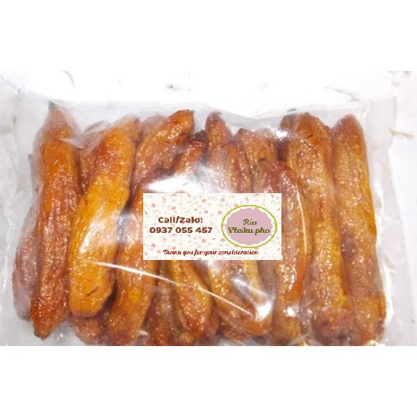 1kg chuối sấy dẻo