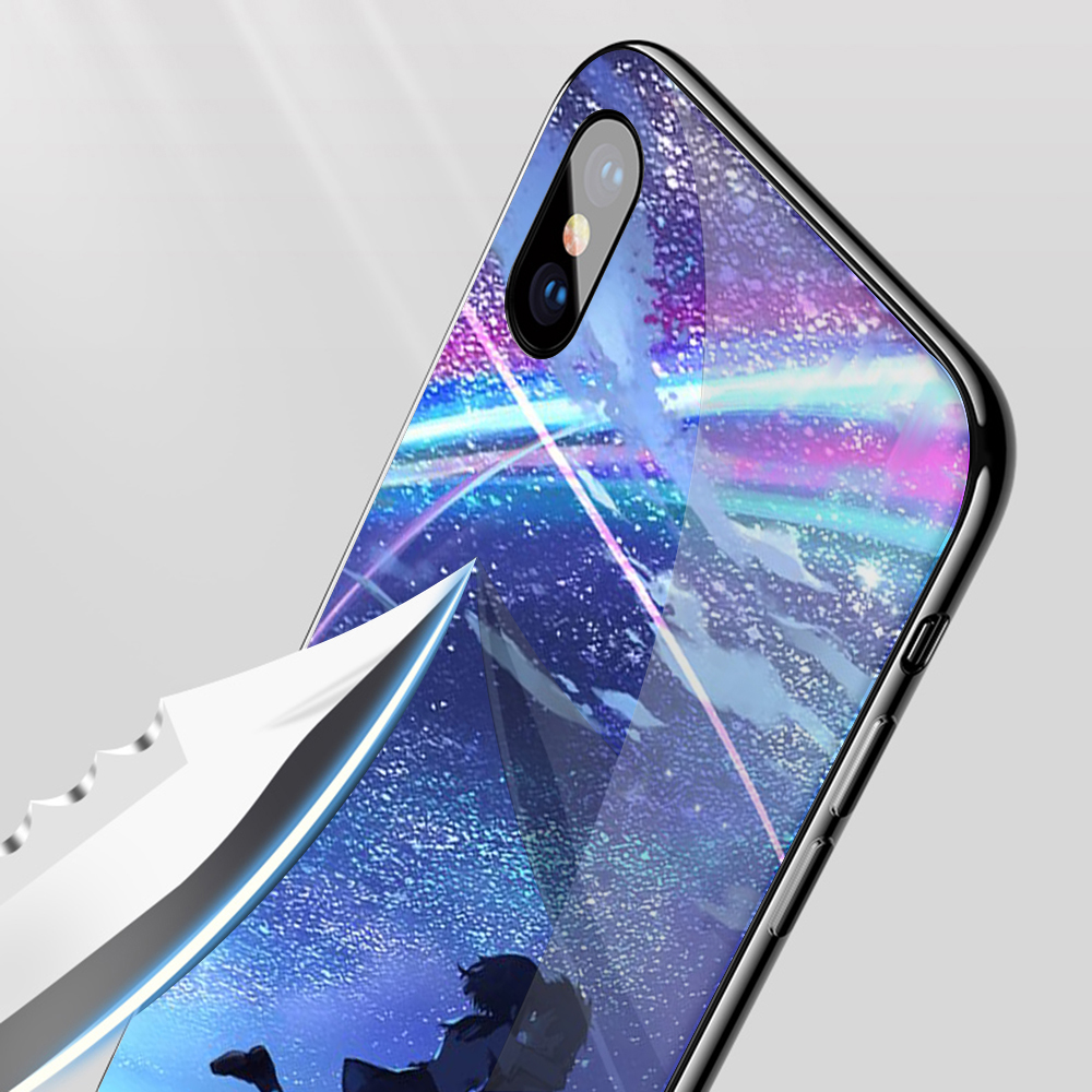 Q110 Your name anime design iPhone SE 6 6s 7 8 Plus Xs 11 Pro Max X XR Tempered glass Soft Case | BigBuy360 - bigbuy360.vn