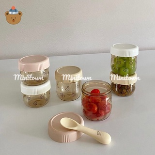 Set 3 hũ đựng thức ăn dottodot 🐻
