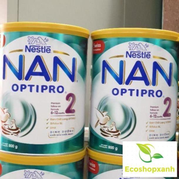 Combo 3 lon Sữa NAN OPTIPRO 2 Mẫu Mới 800g (Date 2021)