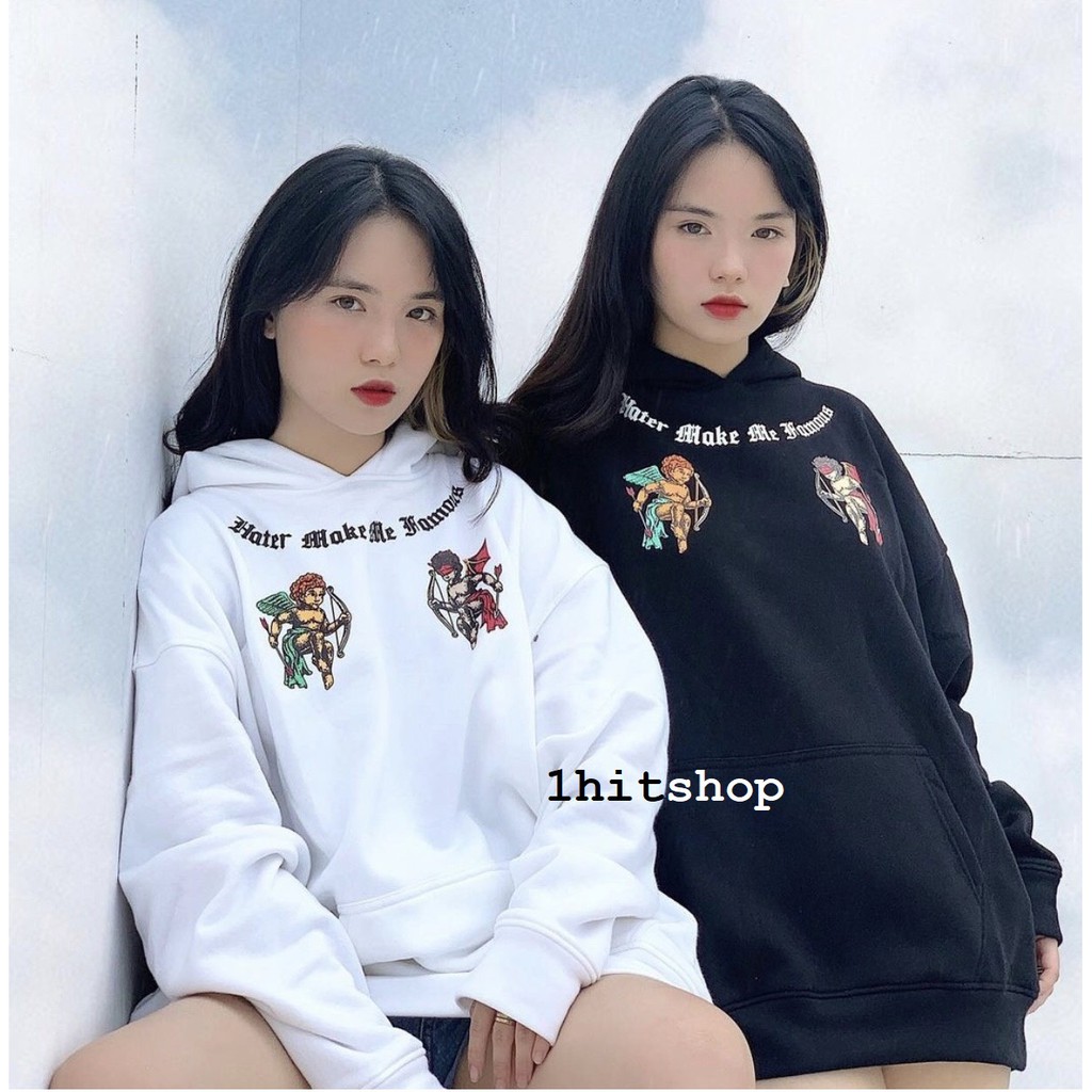 Áo Hoodie HATE.R Ulzzang Unisex 1hitshop