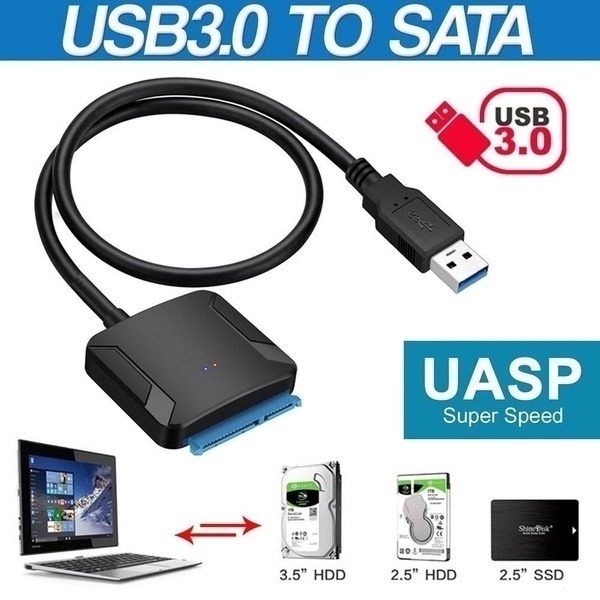 Bộ chuyển đổi USB 3.0 sang Sata cho 2.5'' 3.5'' HDD SSD | BigBuy360 - bigbuy360.vn