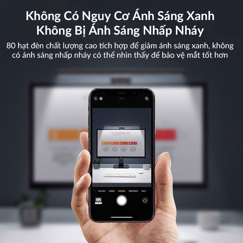 Đèn Kẹp Màn Hình Baseus Screen Hanging Light Youth Phiên Bản Thường Chống Ánh Sáng Xanh Bảo Vệ Mắt Nút Cảm Ứng Njoyshop