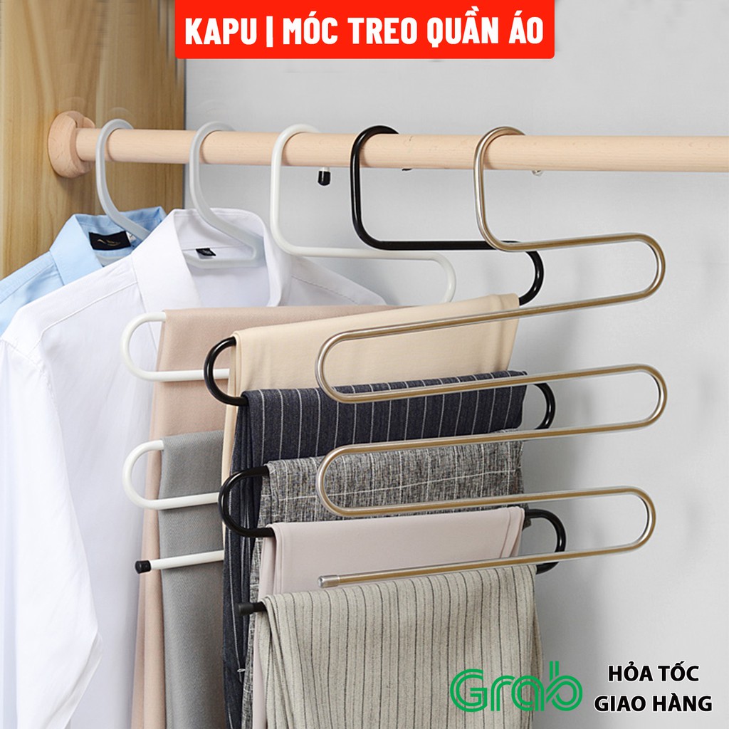 Móc treo quần áo inox 304, giá móc cây treo chống rỉ - Phụ Kiện Cửa KAPU