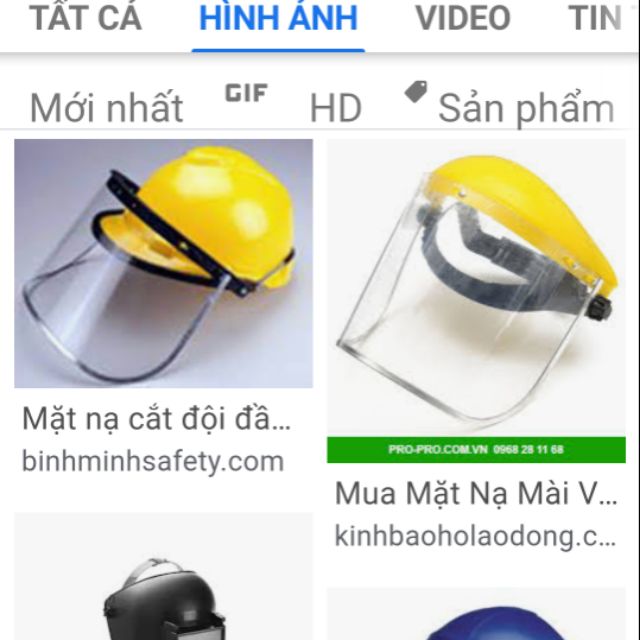 Mặt nạ kính kết hợp mũ bh