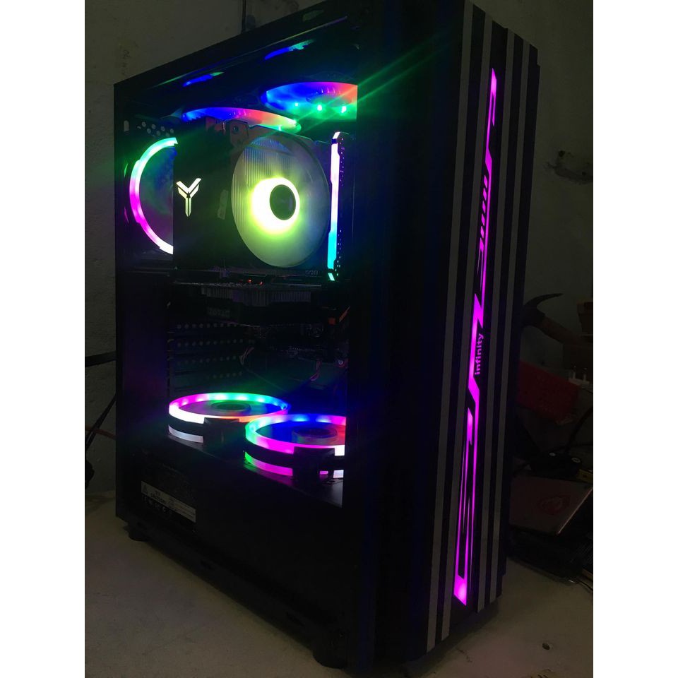 Vỏ Case Infinity Denki - Mặt bên hông kính cường lực trong suốt ( giá tốt ) | BigBuy360 - bigbuy360.vn