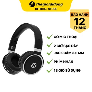 Tai nghe Bluetooth Chụp tai Kanen K6 Đen - Chính hãng BH 12 tháng