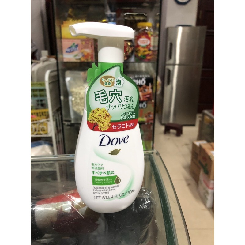 Sữa rửa mặt dạng bọt DOVE 160ml