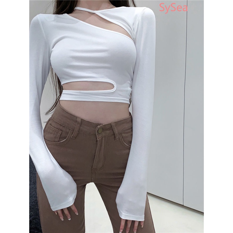 Áo Croptop Thời Trang Mùa Thu Gợi Cảm Dành Cho Nữ