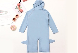 Set đồ bơi liền hình cá mập cho bé