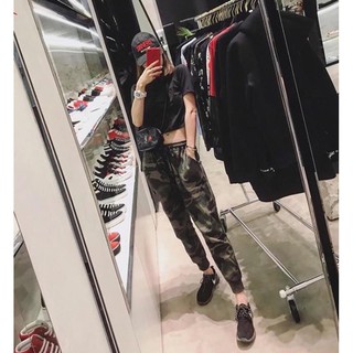 Quần Joggers lính Bershka