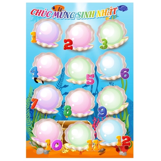 Tranh decal góc sinh nhật