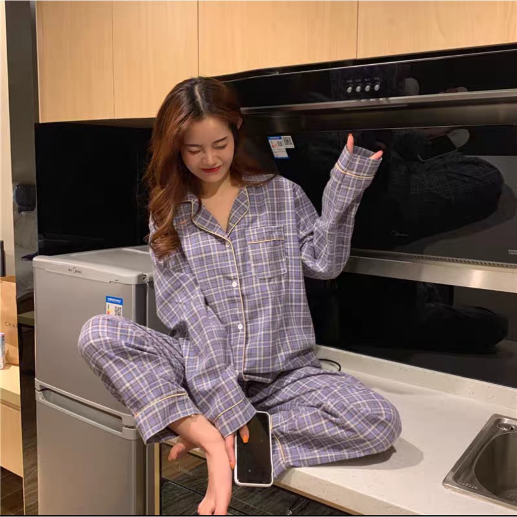 [Vui lòng nhắn tin shop trước khi đặt đơn] PYJAMAS CARO ULZZANG❤