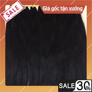 Tóc nối 80 cm, Tóc nối đều ít tóc con sợi tóc bóng và khoẻ, bao uốn duỗi nhuộm thoải mái