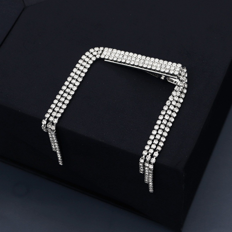 Kẹp tóc dài lấp lánh phối như bông tai nữ tính YU42