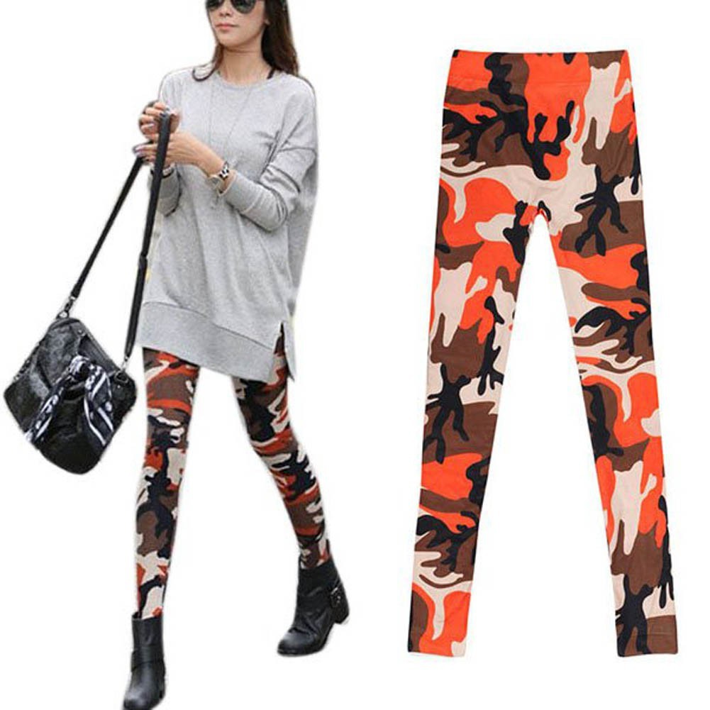 Quần legging họa tiết rằn ri cá tính trẻ trung cho nữ | BigBuy360 - bigbuy360.vn