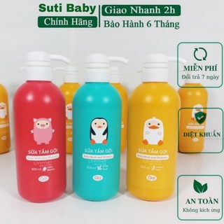 Sữa Tắm Gội Cho Bé Agi 2in1 Dung Tích 200ml/500ml