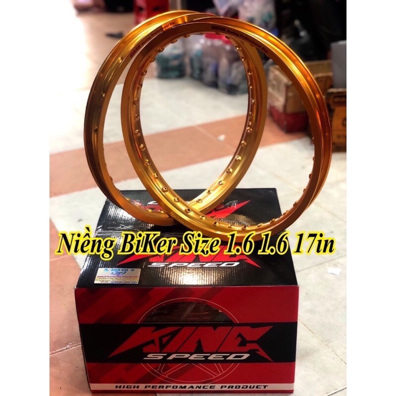 Niềng Nhôm Biker 17in Size 1.6 1.6 Vàng&gt;&gt;&gt;&gt;