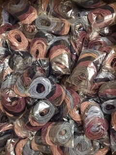 Sét 100 dây cột tóc ( túi zip)