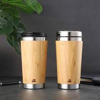 Ly giữ nhiệt vỏ tre