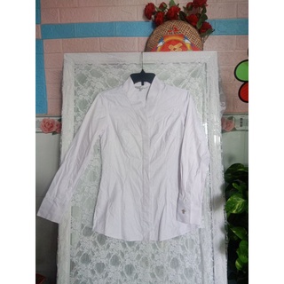 Áo sơ mi trắng đẹp tay dài hàng 2hand size S M