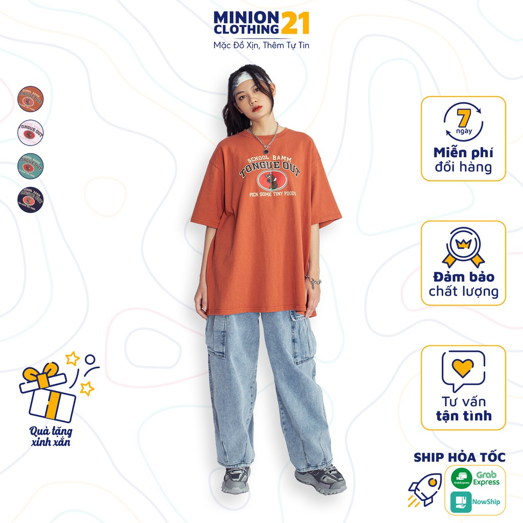 Áo thun tay lỡ MINION CLOTHING phông Unisex nam nữ tee oversize form rộng pull Ulzzang Streetwear Hàn Quốc vải mềm A3002