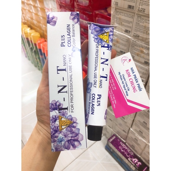 Thuốc nhuộm tóc cao cấp màu thời trang TNT Plus Nano Colagen