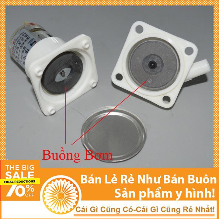 Máy Bơm Mini 12V Trắng