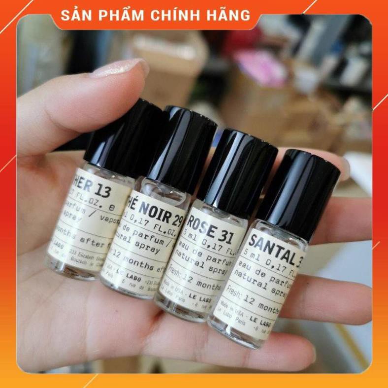 Nước Hoa mini 4 chai La Lebo 22,13,33, 29 Dung tích 5ml Cực Sang Cực Thơm