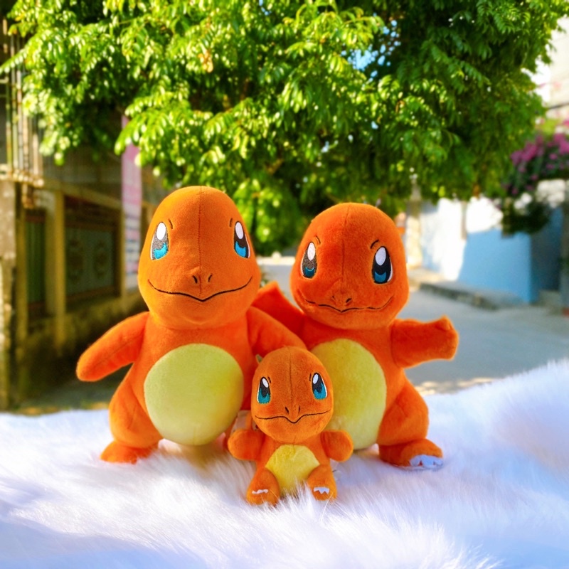 [VIDEO + ẢNH THẬT] Thú nhồi bông POKEMON rồng lửa CHARMANDER/HITOKAGE nhiều mẫu tự chọn, size 15-30cm