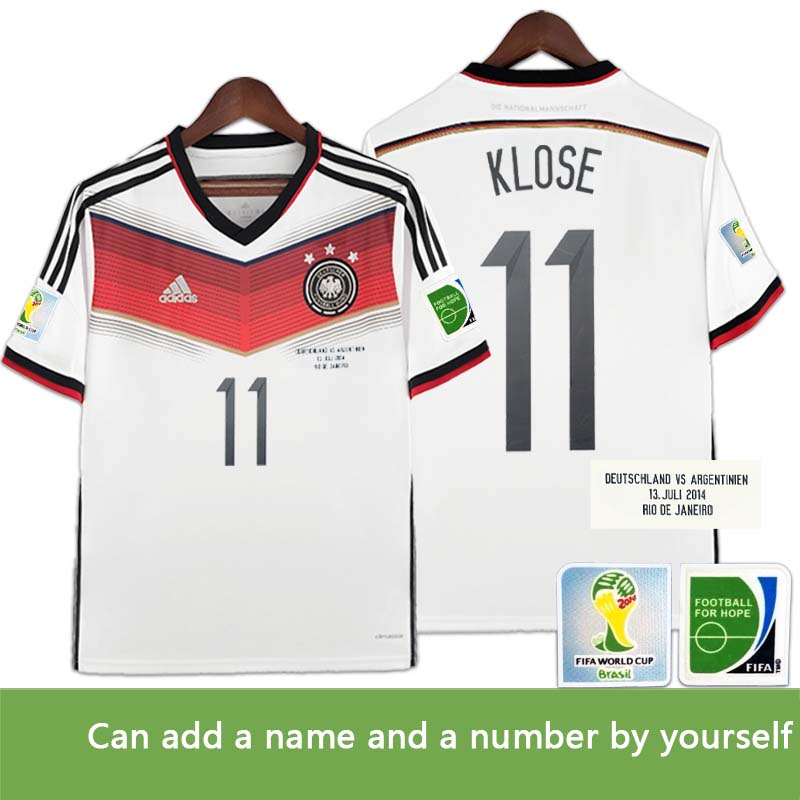 Áo Thun NgắN Tay DáNg Ôm 2014 / Size S-2XL#19 GOTZE,#11 KLOSE,#13 MULLER,#18 con ngựa,#21 REUS