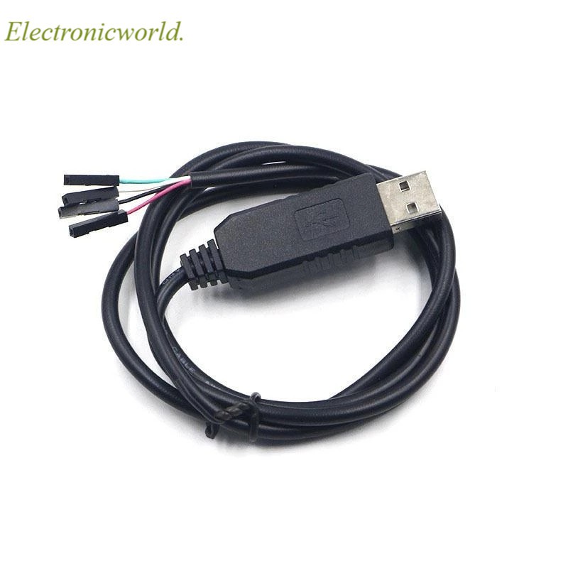 Dây Cáp Chuyển Đổi Pl2303 Pl2303Hx Usb Sang Uart Ttl 4 Pin Rs232 Hỗ Trợ Linux Mac Win7