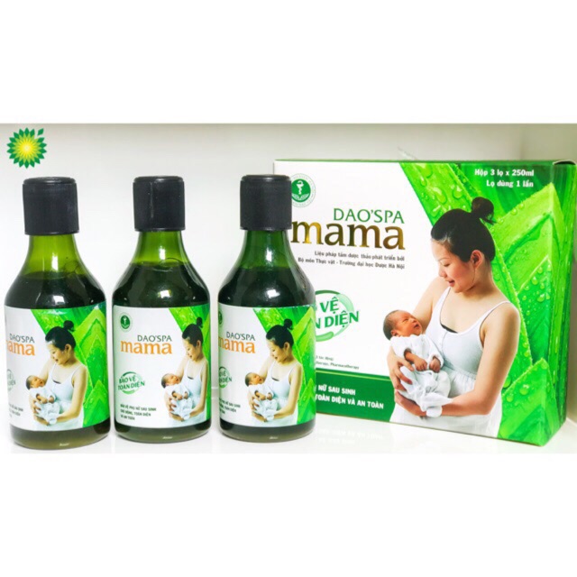 Bộ 3 Nước Tắm Thảo Dược Dao’Spa Mama cho mẹ sau sinh ( Chính Hãng )