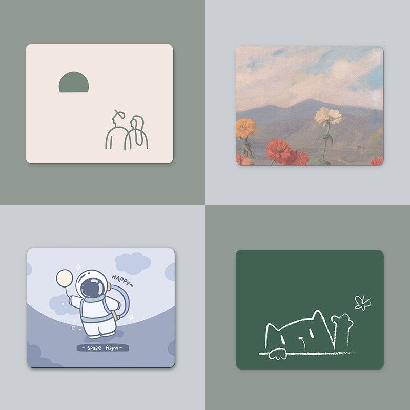 Đệm Lót Chuột Mềm Mại Hình Vuông Thiết Kế Đơn Giản Dành Cho Nữ