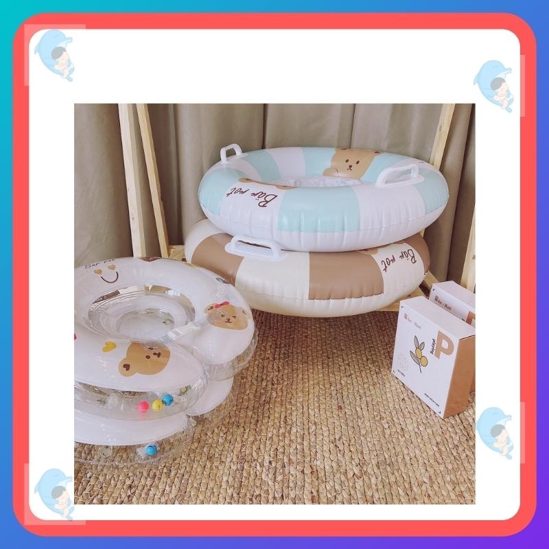 Phao bơi chống lật giúp bé tập bơi dễ dàng, an toàn cho bé từ 0-4 tuổi