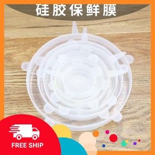 [FREE SHIP] Bộ nắp đậy silicon bọc thực phẩm, hộp thức ăn, chai nhựa [nắp đậy lò vi sóng, tủ lạnh] [XẢ KHO HOT]