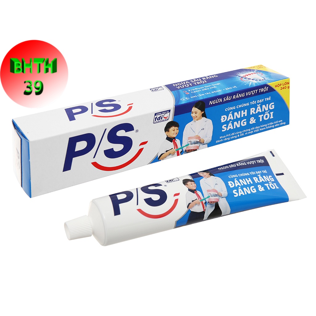 Kem đánh răng P/S 180g - Ngừa sâu răng vượt trội