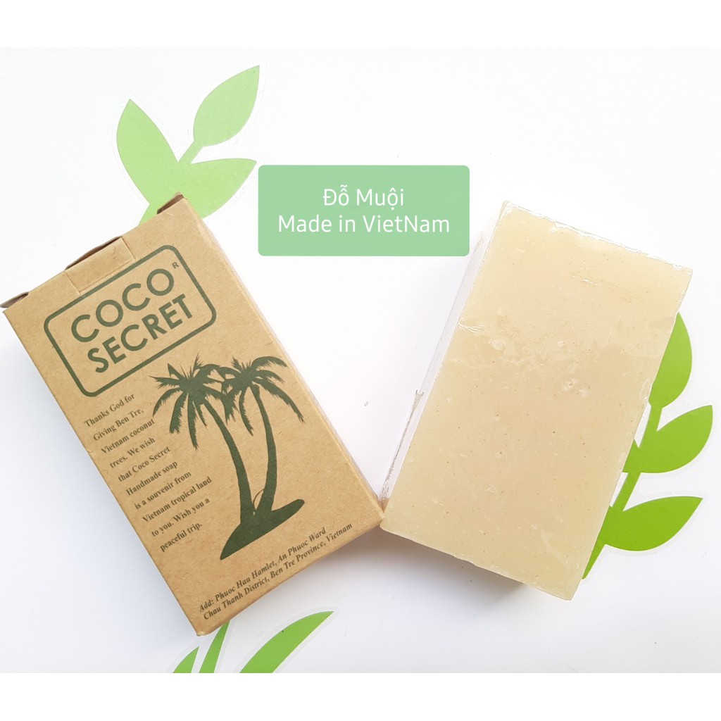 Xà bông dừa nghệ giảm mụn, dưỡng da 100g | BigBuy360 - bigbuy360.vn