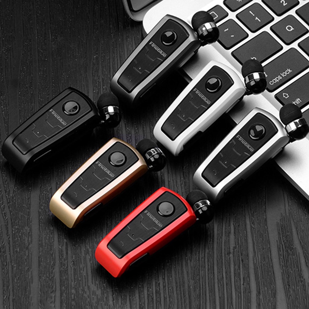 1 tai nghe nhét tai Fineblue F910 không dây kết nối bluetooth 4.0 có thể thu gọn