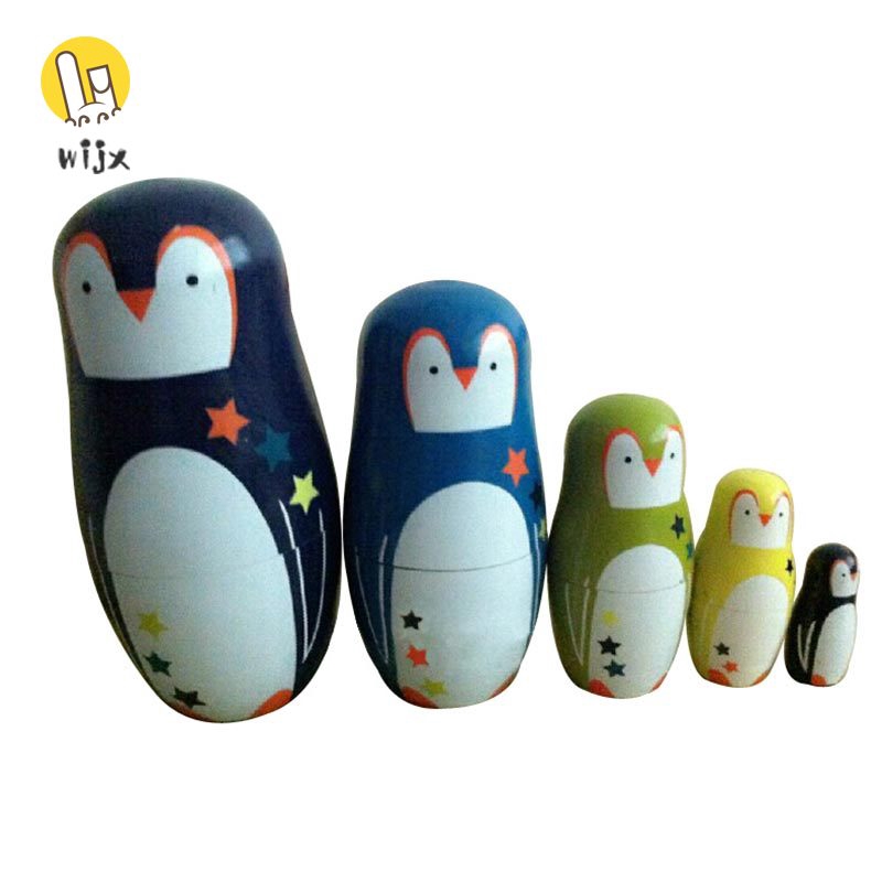 Búp Bê Nga Matryoshka 5 Lớp Bằng Gỗ