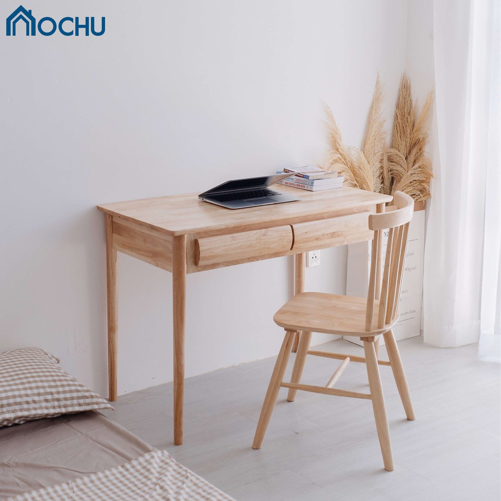 Bộ Bàn Ghế Làm Việc OCHU - B Table Combo - Natural