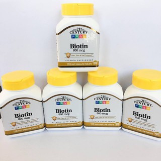 21st Century Bổ Sung Vitamin H (B7) Tốt Cho Tóc