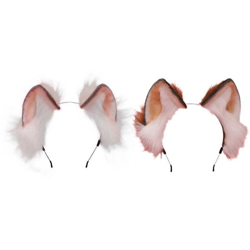 Băng Đô Tai Thú Bông Phong Cách Lolita Đáng Yêu