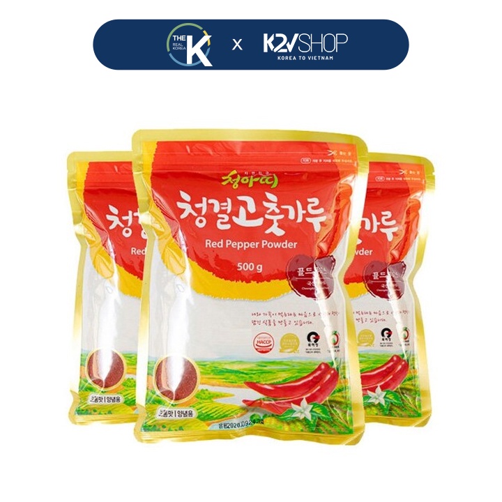 Bột Ớt Hàn Quốc CHEONGATTI Gói 500g