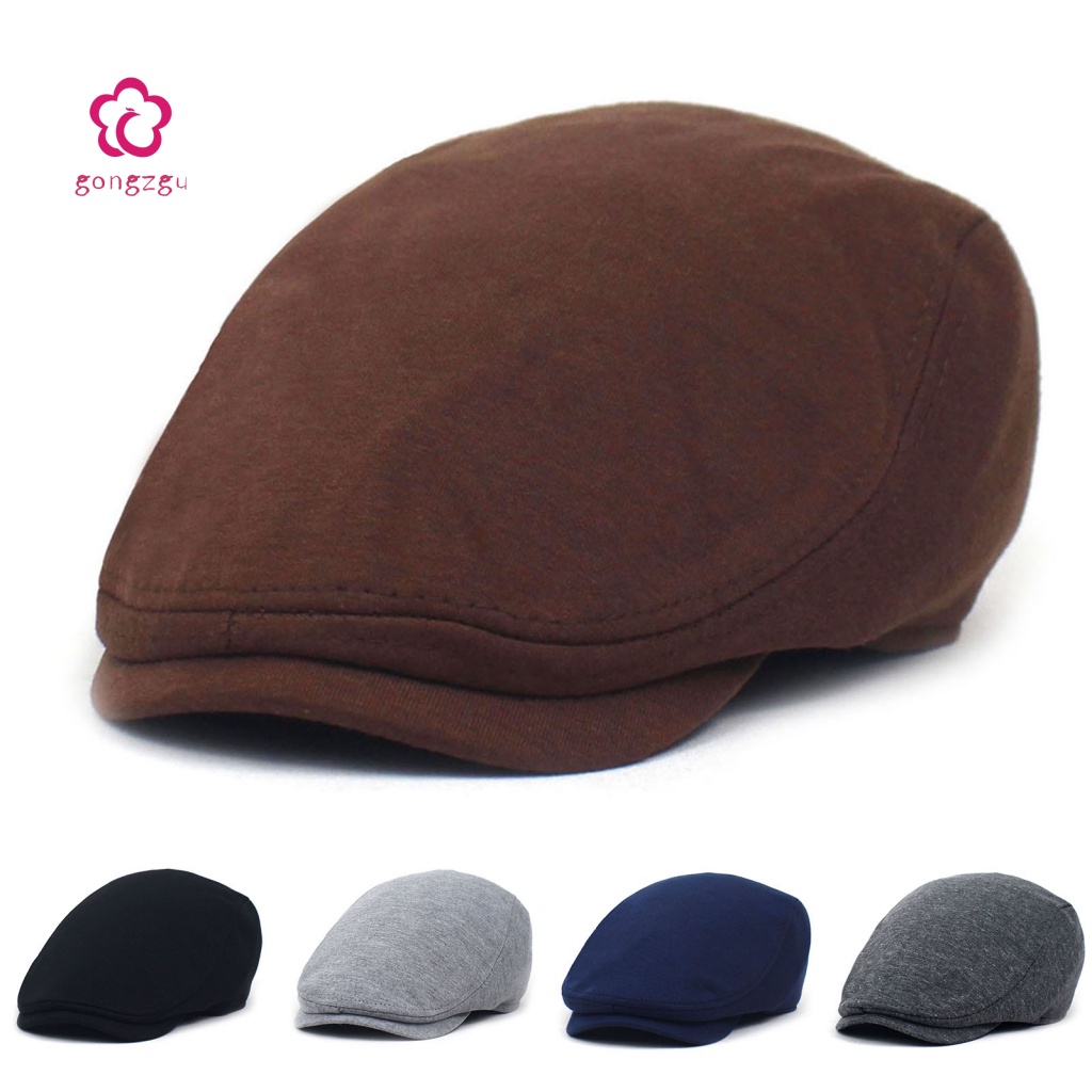 (Mới) Mũ Beret Họa Sĩ Thanh Lịch Dễ Phối Đồ Cho Nam