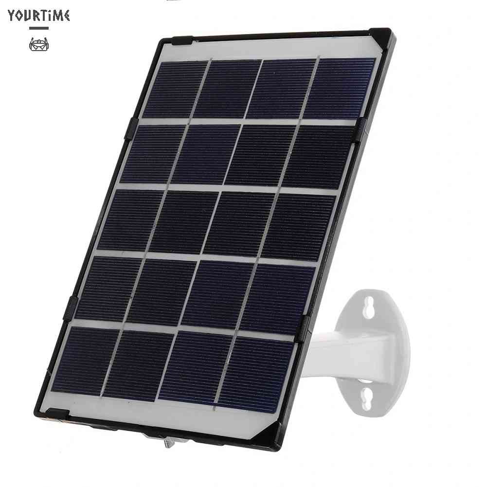 Tấm Pin Năng Lượng Mặt Trời 10W 5V Chống Thấm Nước IP65 Cho Camera An Ninh Ngoài Trời