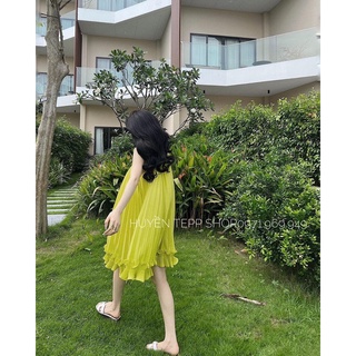 Váy xếp ly 2s huyền tép