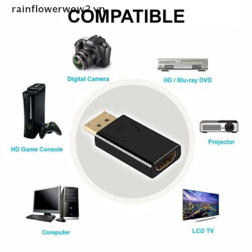 Đầu nối chuyển đổi cổng Displayport sang HDMi DP HDMi HDTV PC 4K